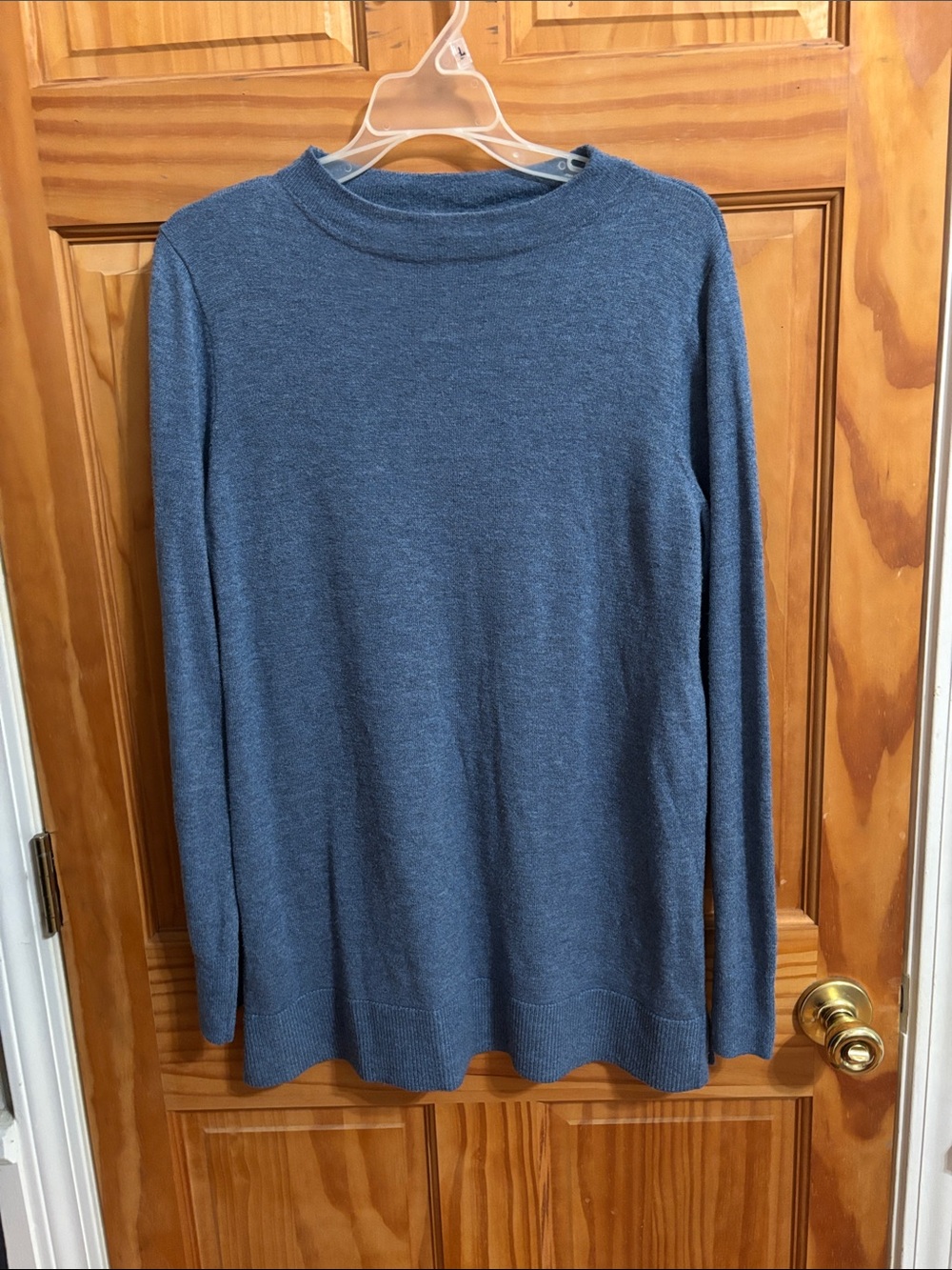 LOFT Men's Slate Blue Crewneck Sweater - Picture 1 of 4